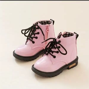Girl Lace Up Martin Boots